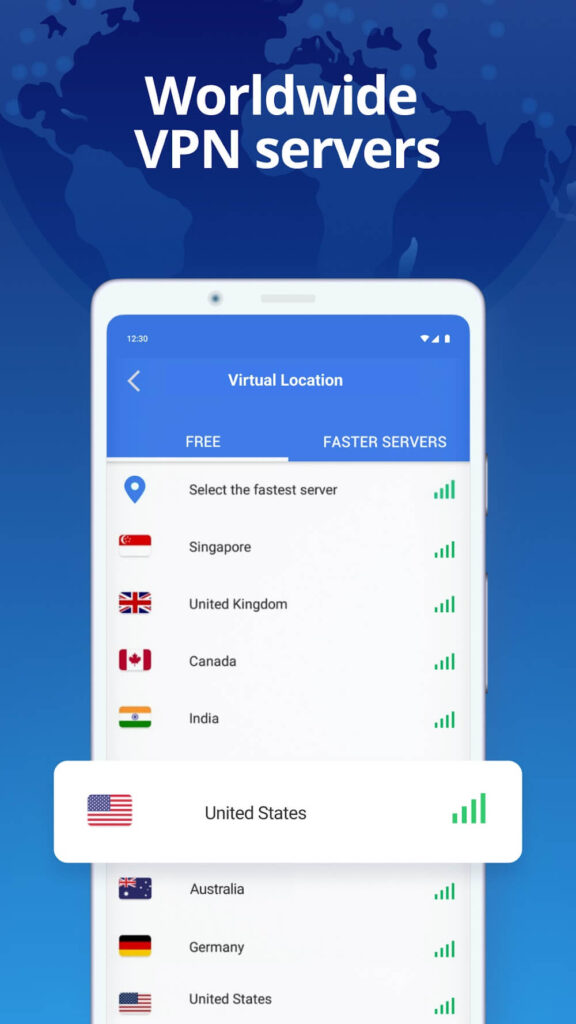 Snap VPN Android app screenshot 6