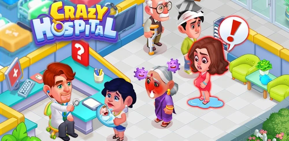 Crazy Hospital Android app cover image