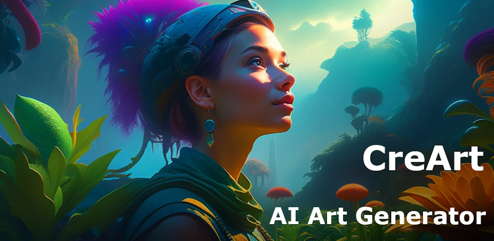 CreArt - AI Image Generator Android app cover image