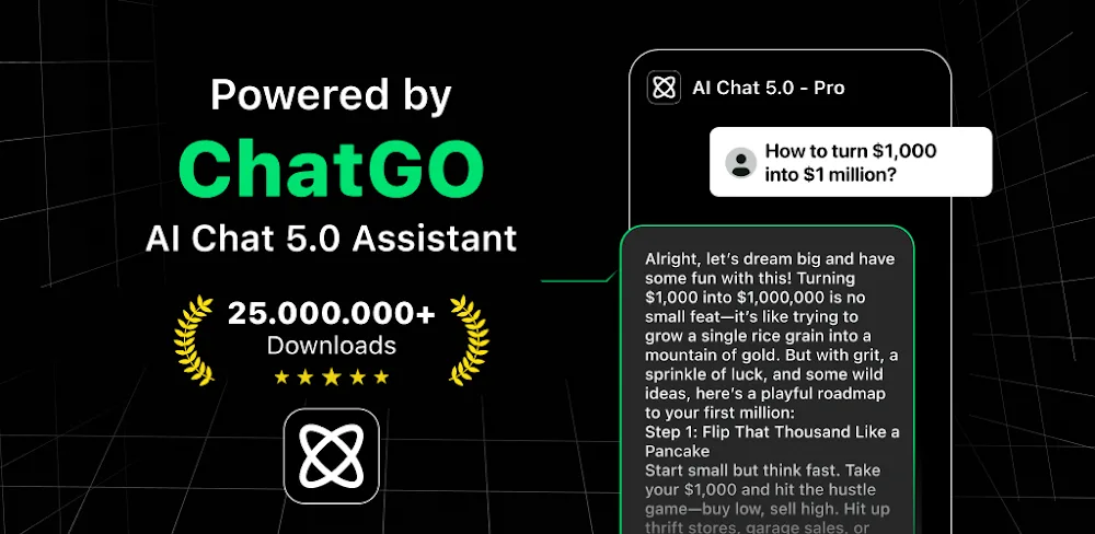 ChatGO - AI Chatbot Assistant Android app cover image