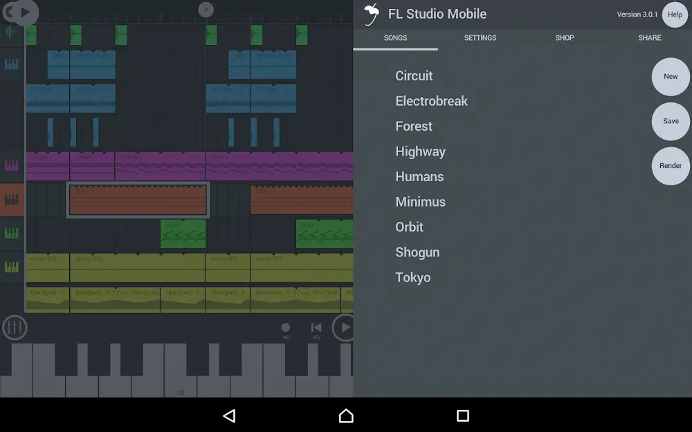 FL STUDIO MOBILE Android app screenshot 2
