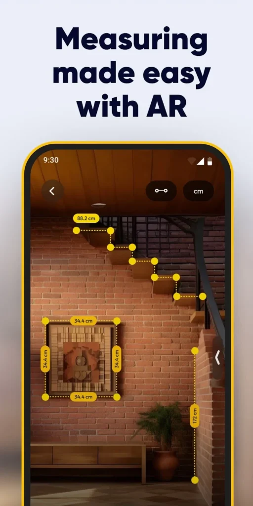 AR Measure Tape: SmartRuler Android app screenshot 2