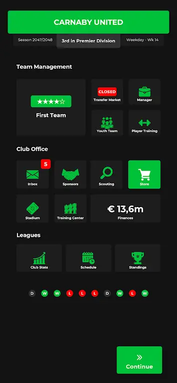Club Boss - Football Game Android app screenshot 2