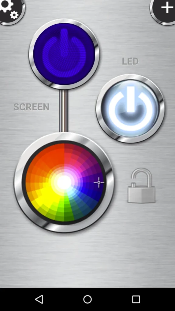 Flashlight Android app screenshot 2
