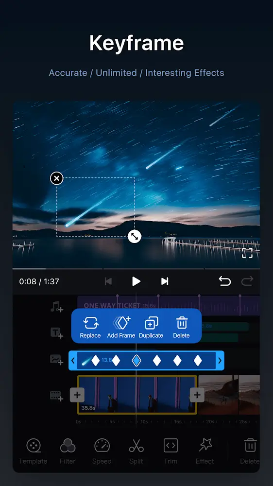 VN Video Editor Android app screenshot 13