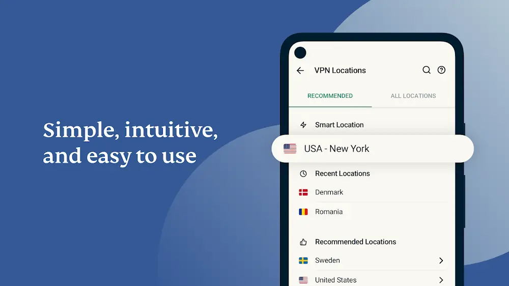 ExpressVPN Android app screenshot 3