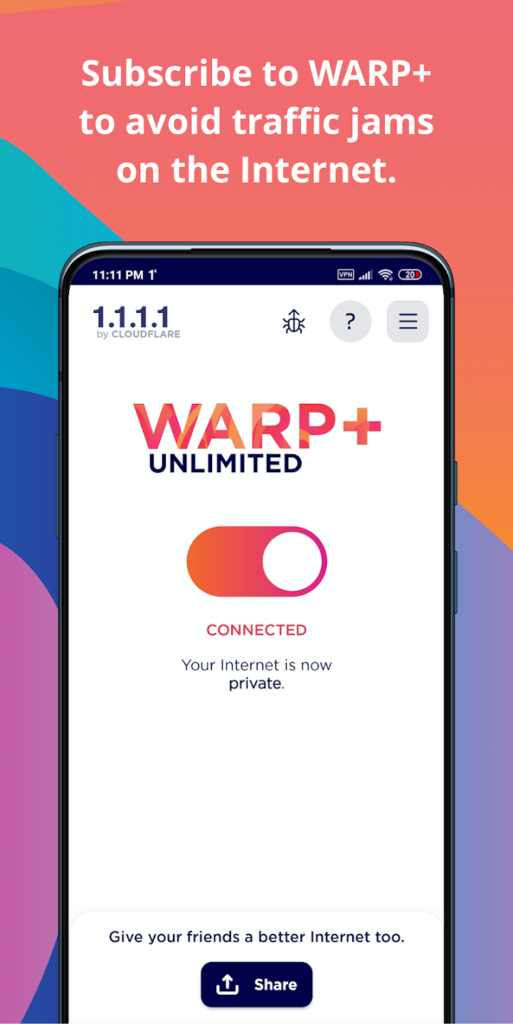 1.1.1.1 Android app screenshot 4