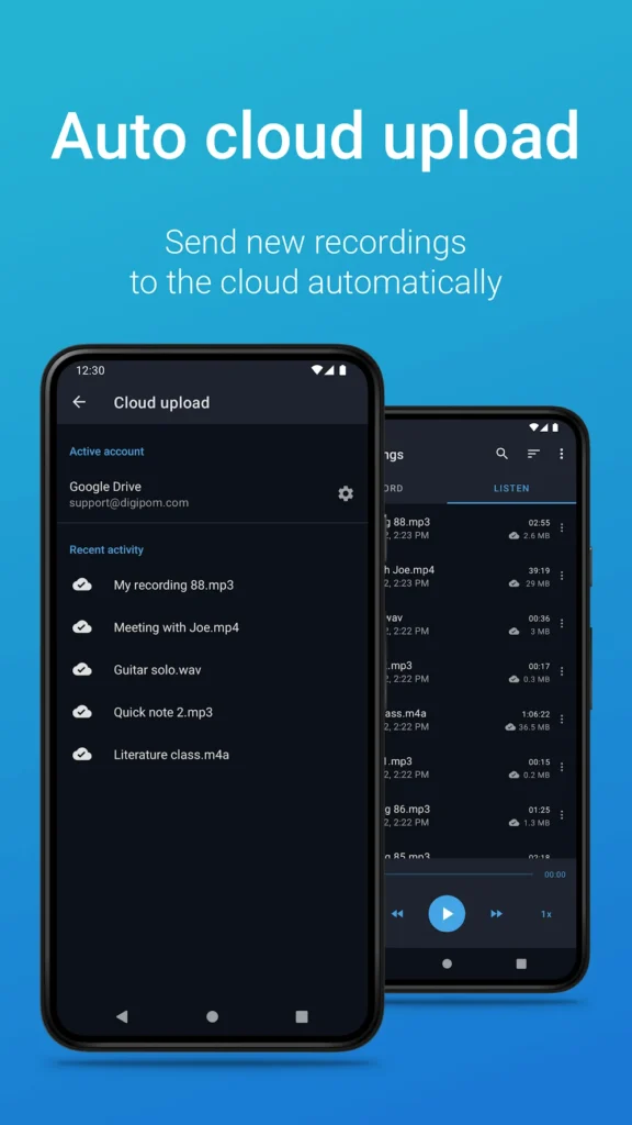 Easy Voice Recorder Pro Android app screenshot 5