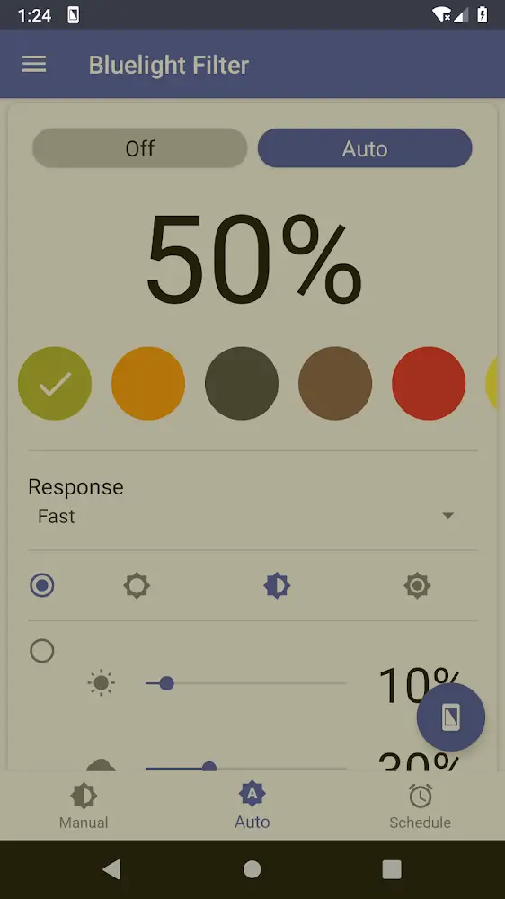 Bluelight Filter Android app screenshot 9