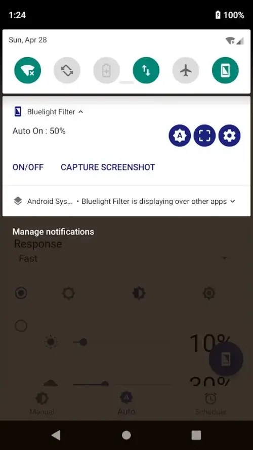 Bluelight Filter Android app screenshot 10