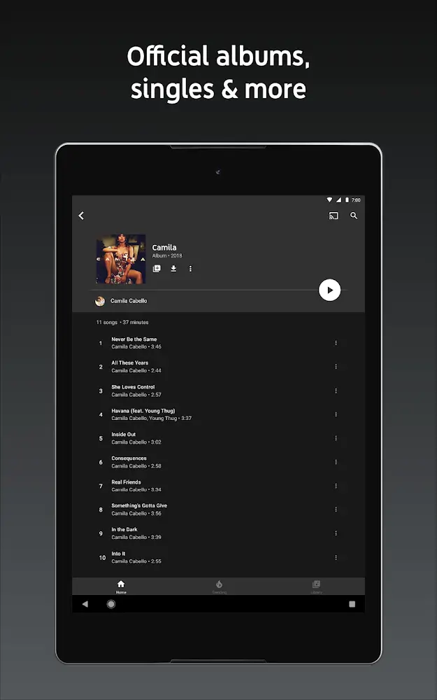 YouTube Music Android app screenshot 7